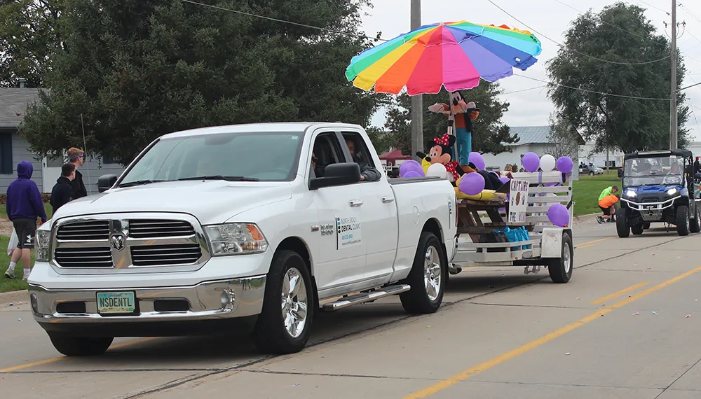truck in parade