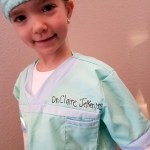 doctor claire costume closeup